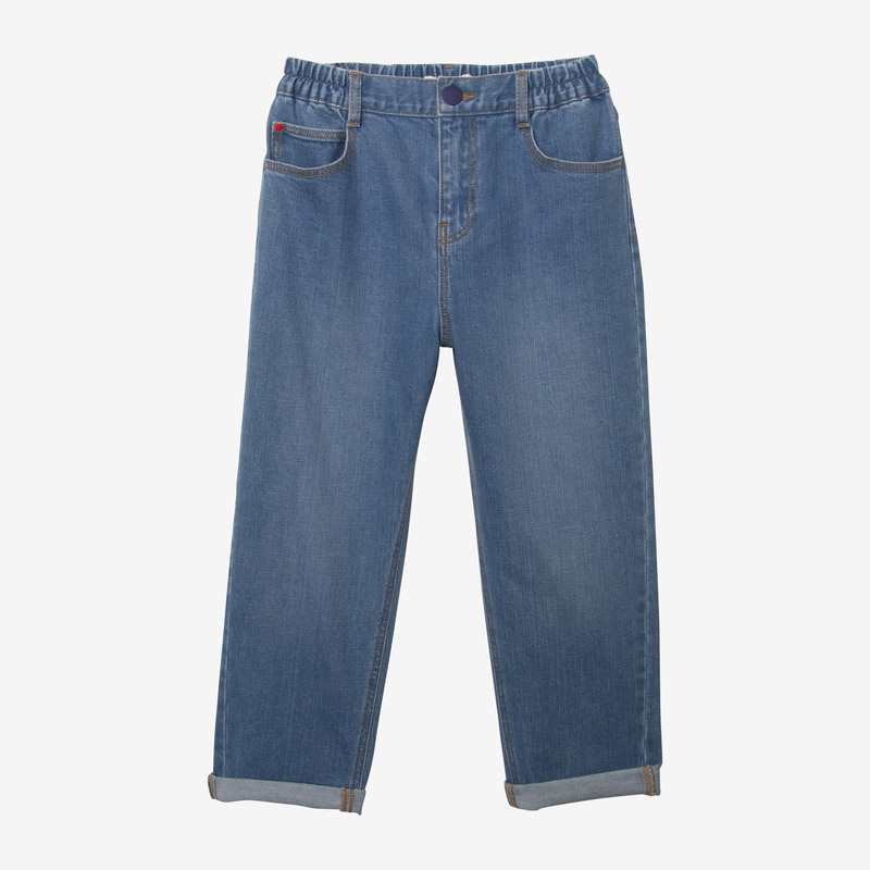 Jean fille mom bleu Catimini