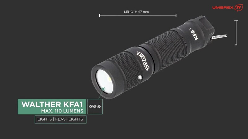 Walther Taschenlampe Schlüsselbund KFA1