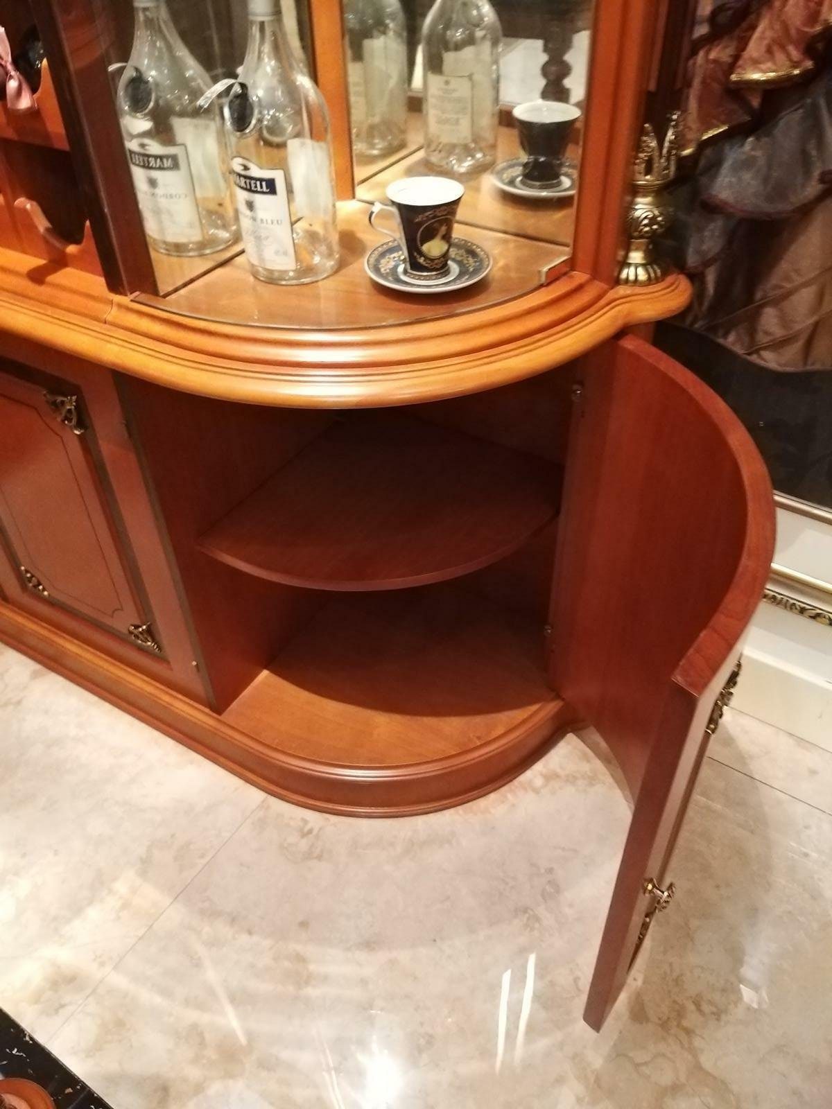 JVmoebel Barschrank Vitrine Bar Schrank Schränke Hausbar Klassische Bar Antik Stil