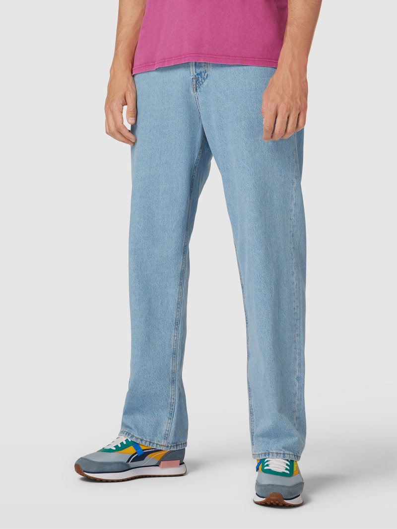 Jeans mit 5-Pocket-Design Modell 'ALEX' in dunkelblau