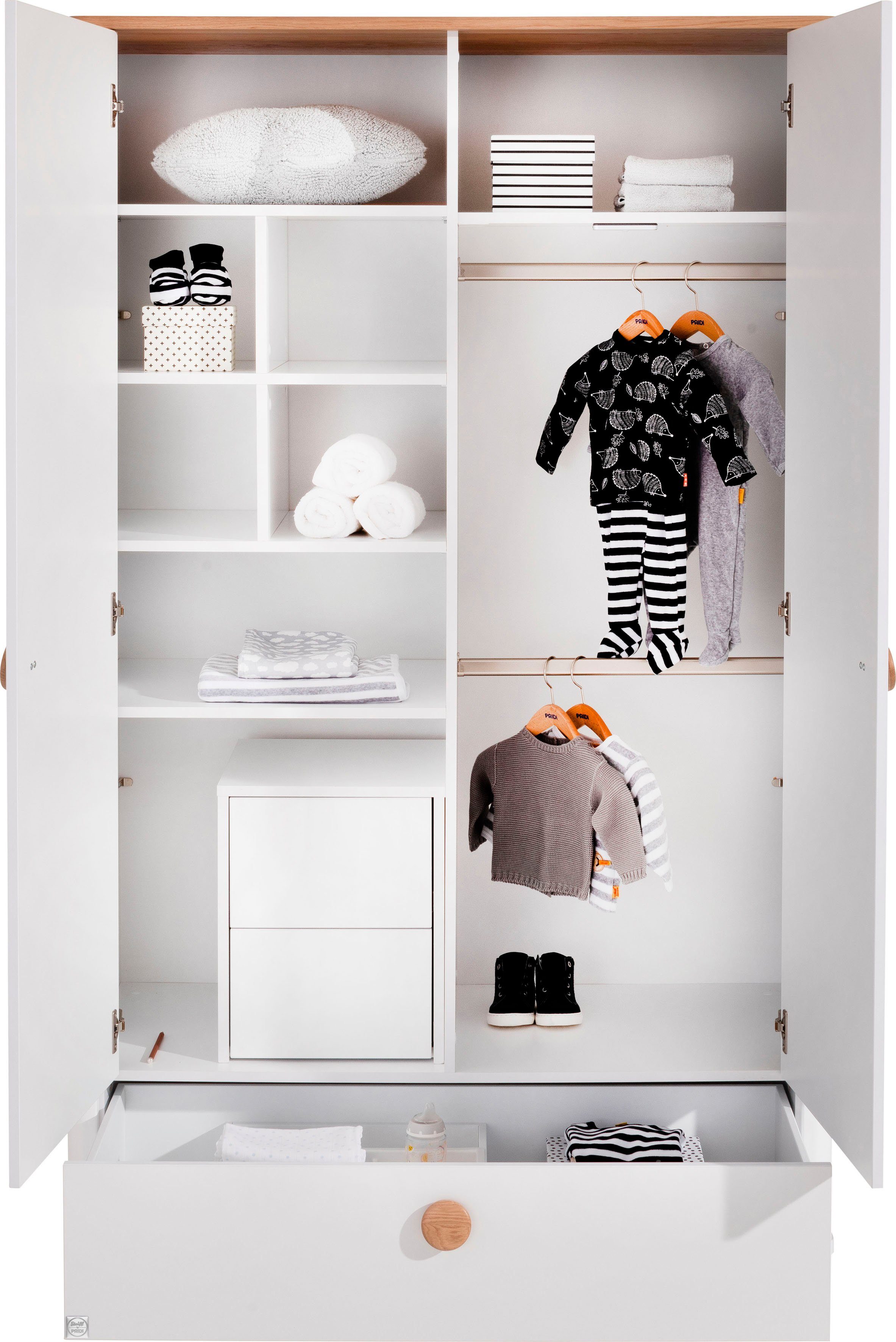 Steiff by PAIDI Drehtürenschrank Lotte & Fynn Steiff by Paidi, 2-türig inkl. großer Schublade