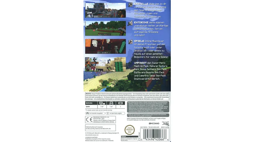 Minecraft - Nintendo Switch Edition