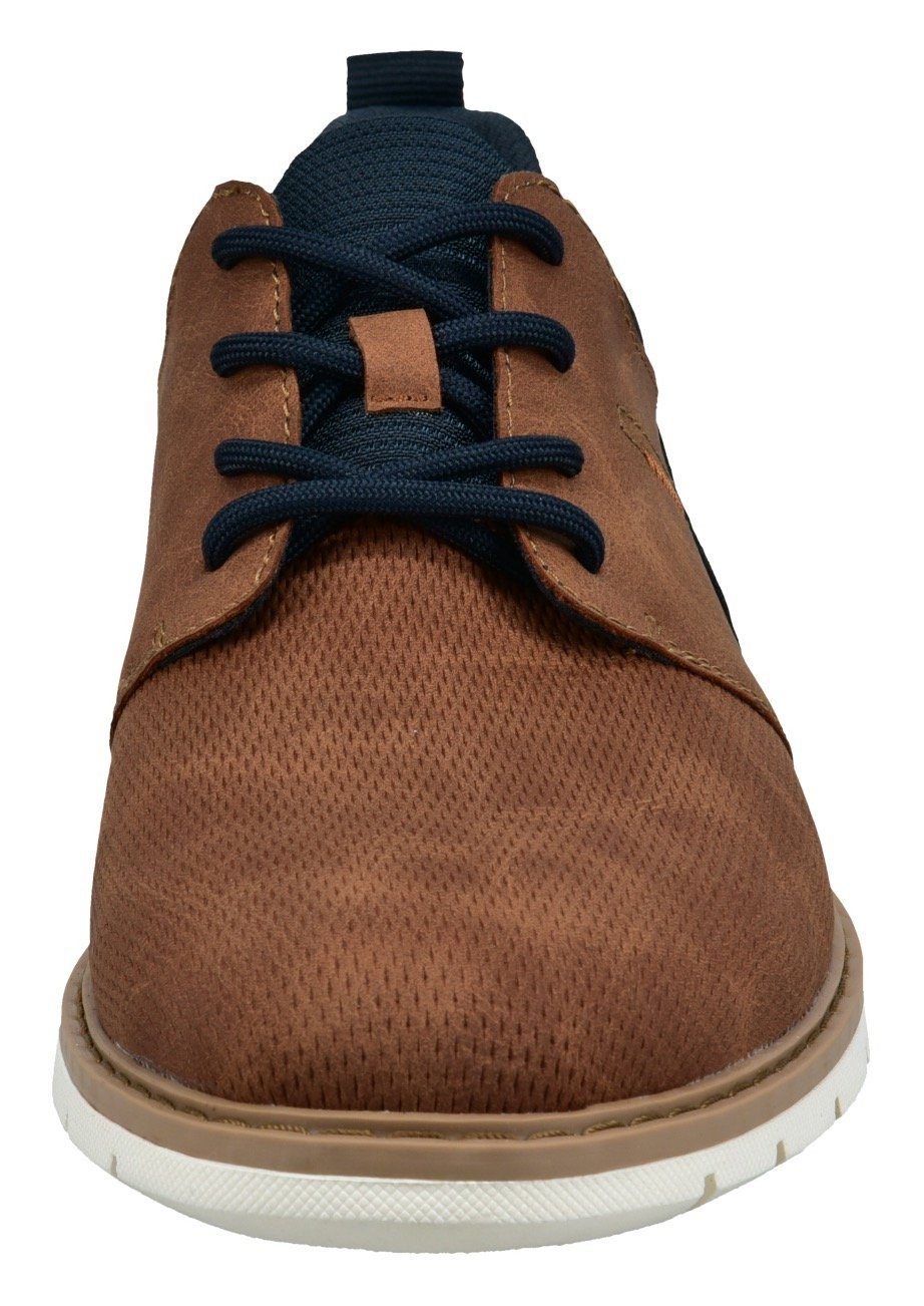 bugatti Schnürschuh mit Prägung