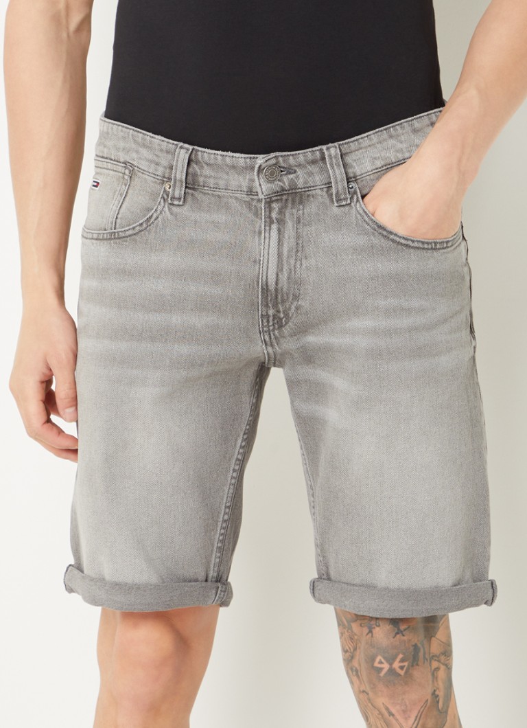 Tommy Hilfiger denimshorts med rett passform og sidelommer