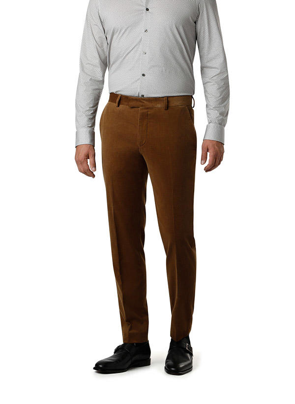 Strellson, Hose Melwin, Slim Fit, Cord, braun