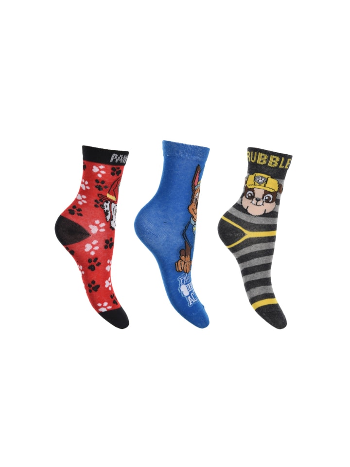 Paw Patrol Paw Patrol 6er Paar Socken Strümpfe in bunt günstig kaufen 27-30