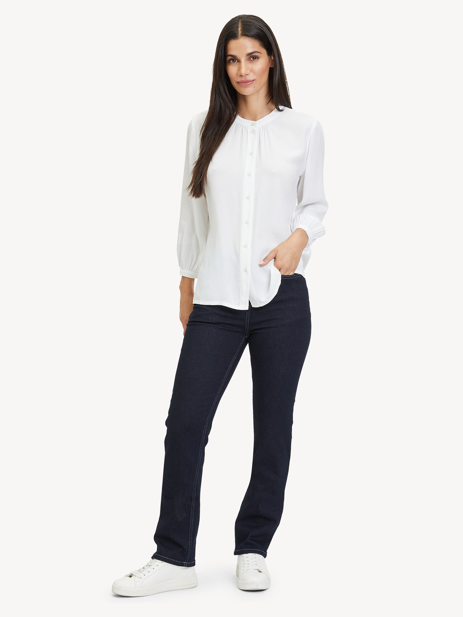 Boho Bluse - blanc