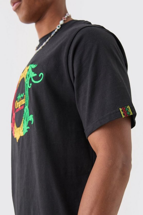 T-Shirt mit Stickerei