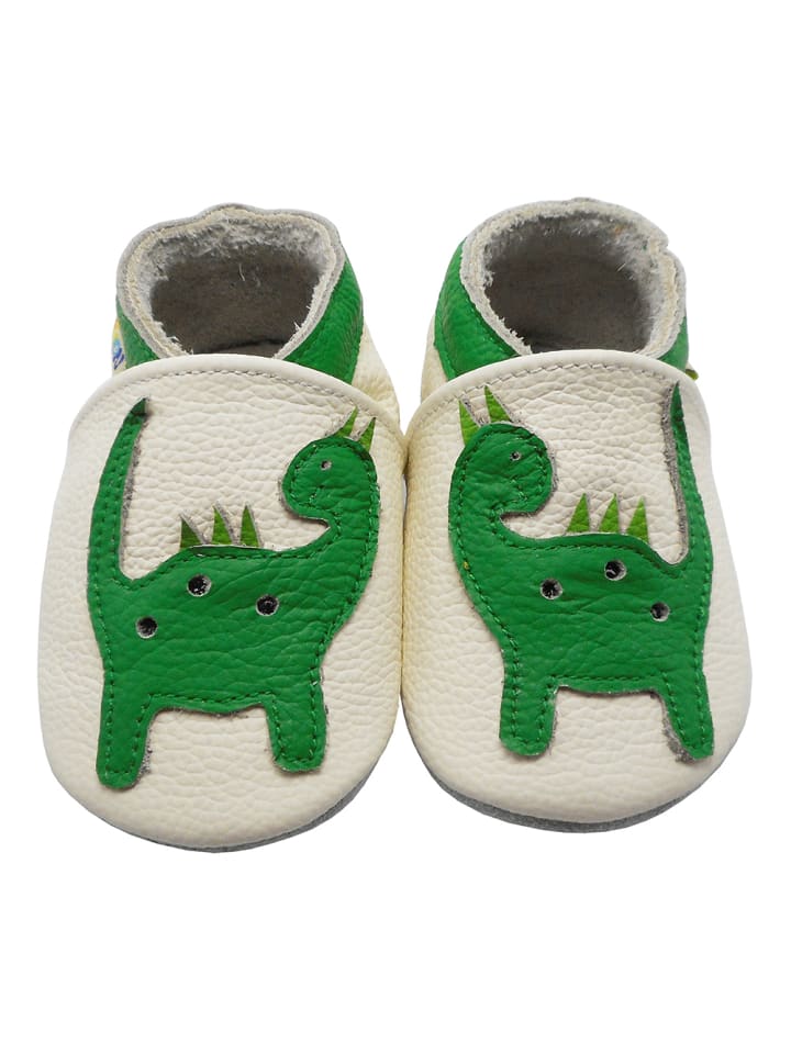 Yalion Leder-Krabbelschuhe 