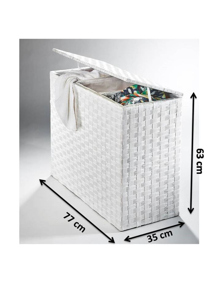 kobolo Wäschesortierer TRIPLEWASHWHT in Weiß günstig kaufen onesize