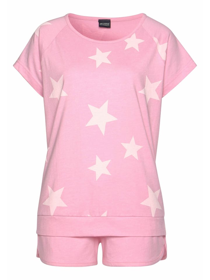 ARIZONA Shorty in grau, rosa günstig kaufen