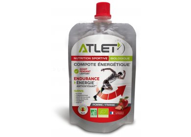 Atlet Compote Énergétique Bio - Pomme et fraise