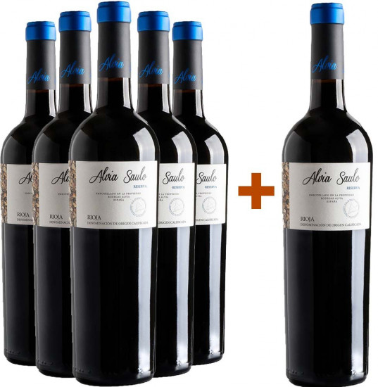 5+1 Paket Alvia Sauló Reserva - Bodegas Alvia