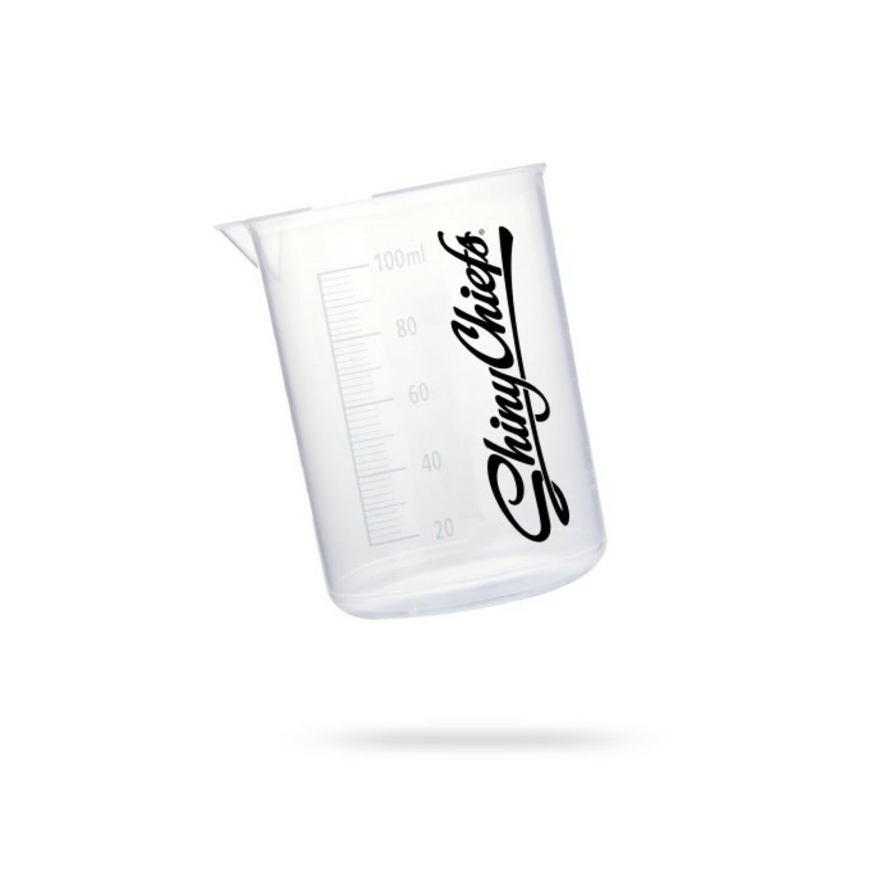 ShinyChiefs Messbecher Cup 100 ml aus Kunststoff (Polypropylen)  trasparent