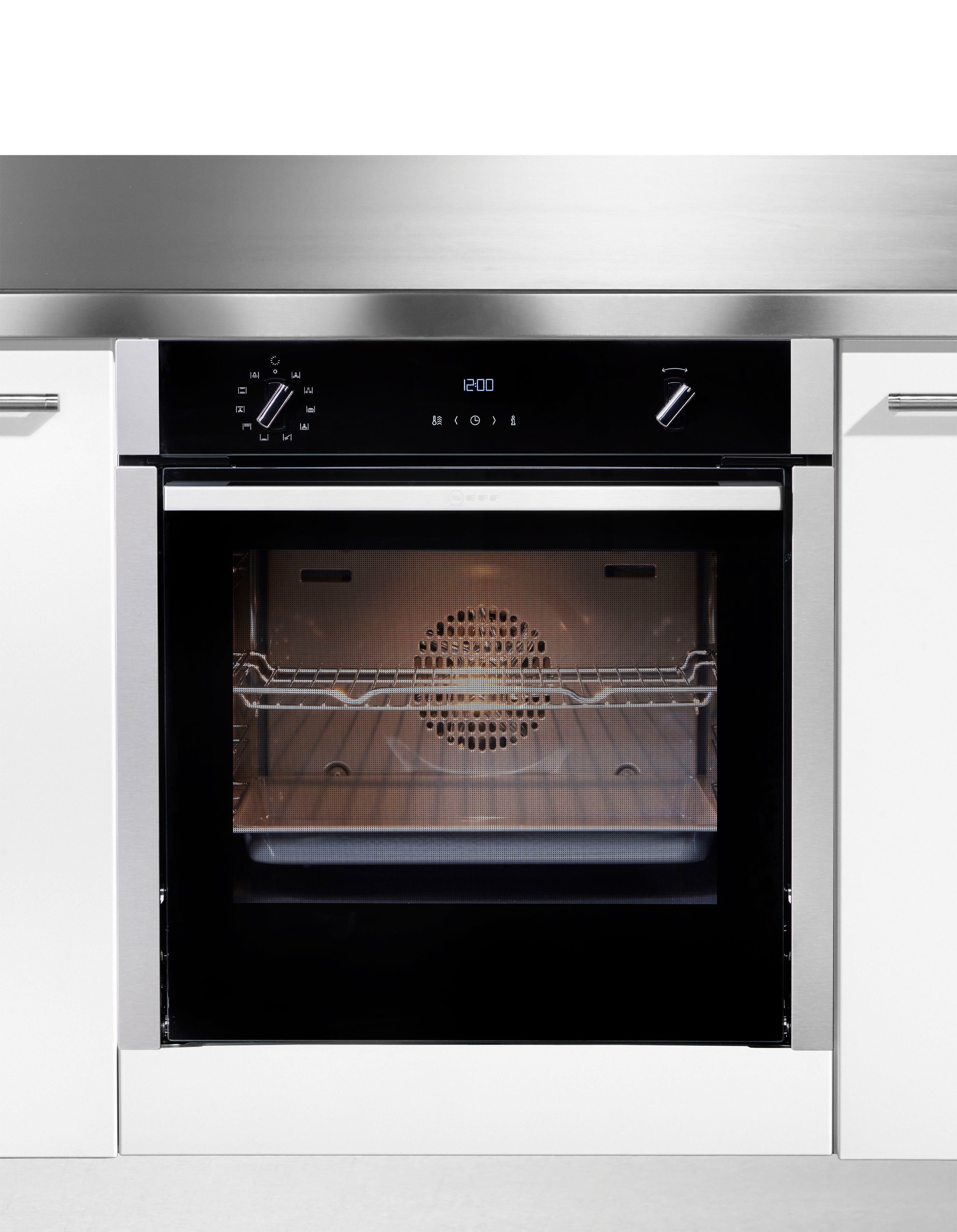 NEFF Einbaubackofen N 50 B6ACH7AN0, mit Hide®, Pyrolyse, EasyClean, CircoTherm®-Heißluft