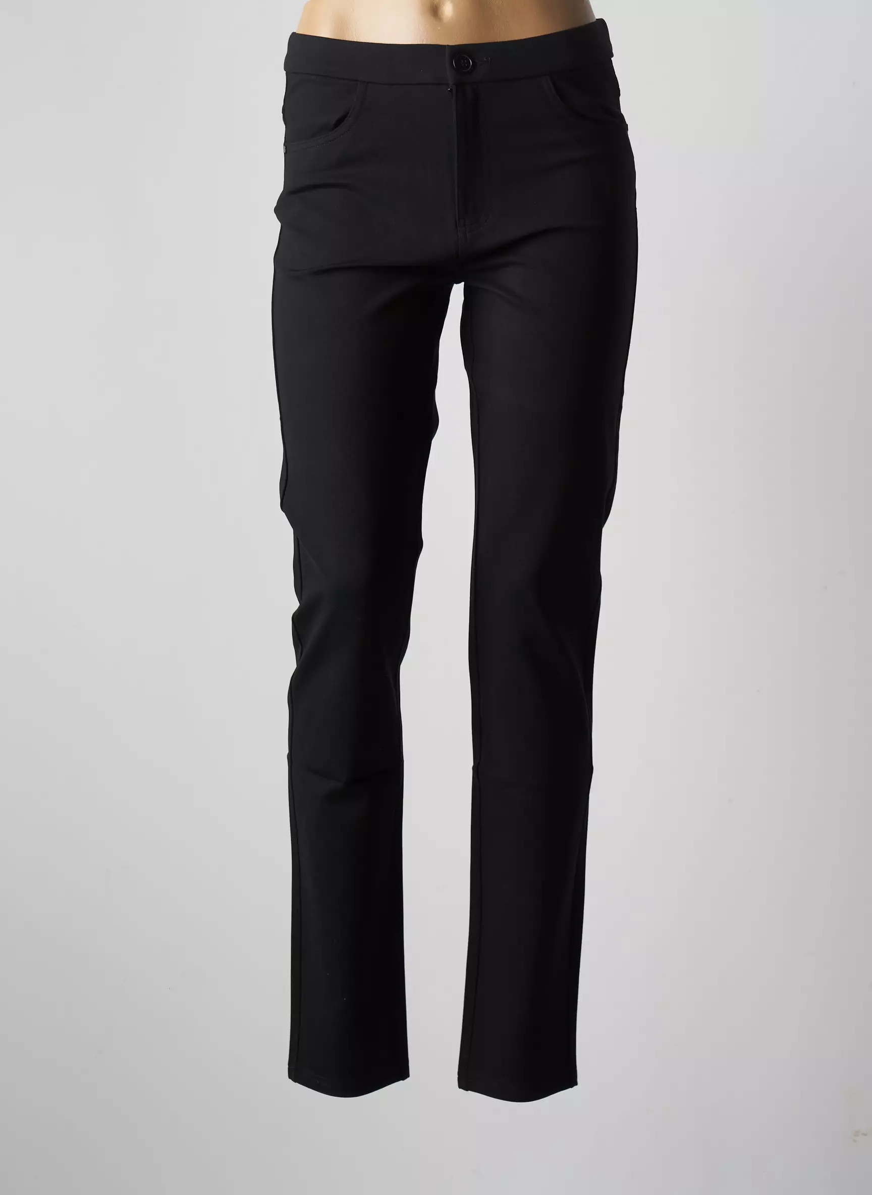 Youline Pantalons Slim Femme couleur noir