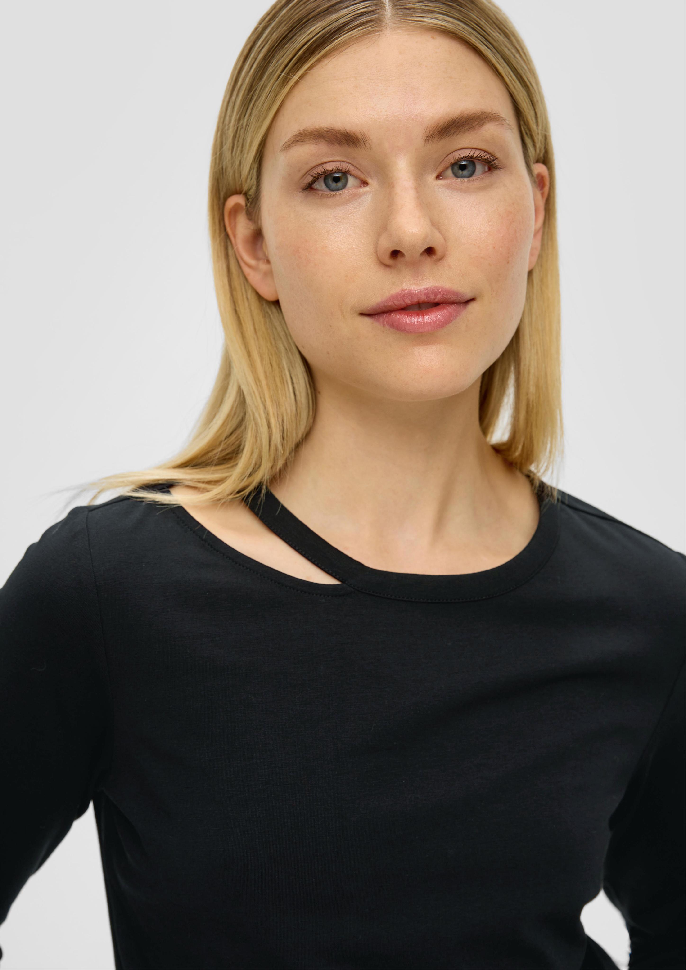 Langarmshirt mit Cut-out-Detail  2152051-9999