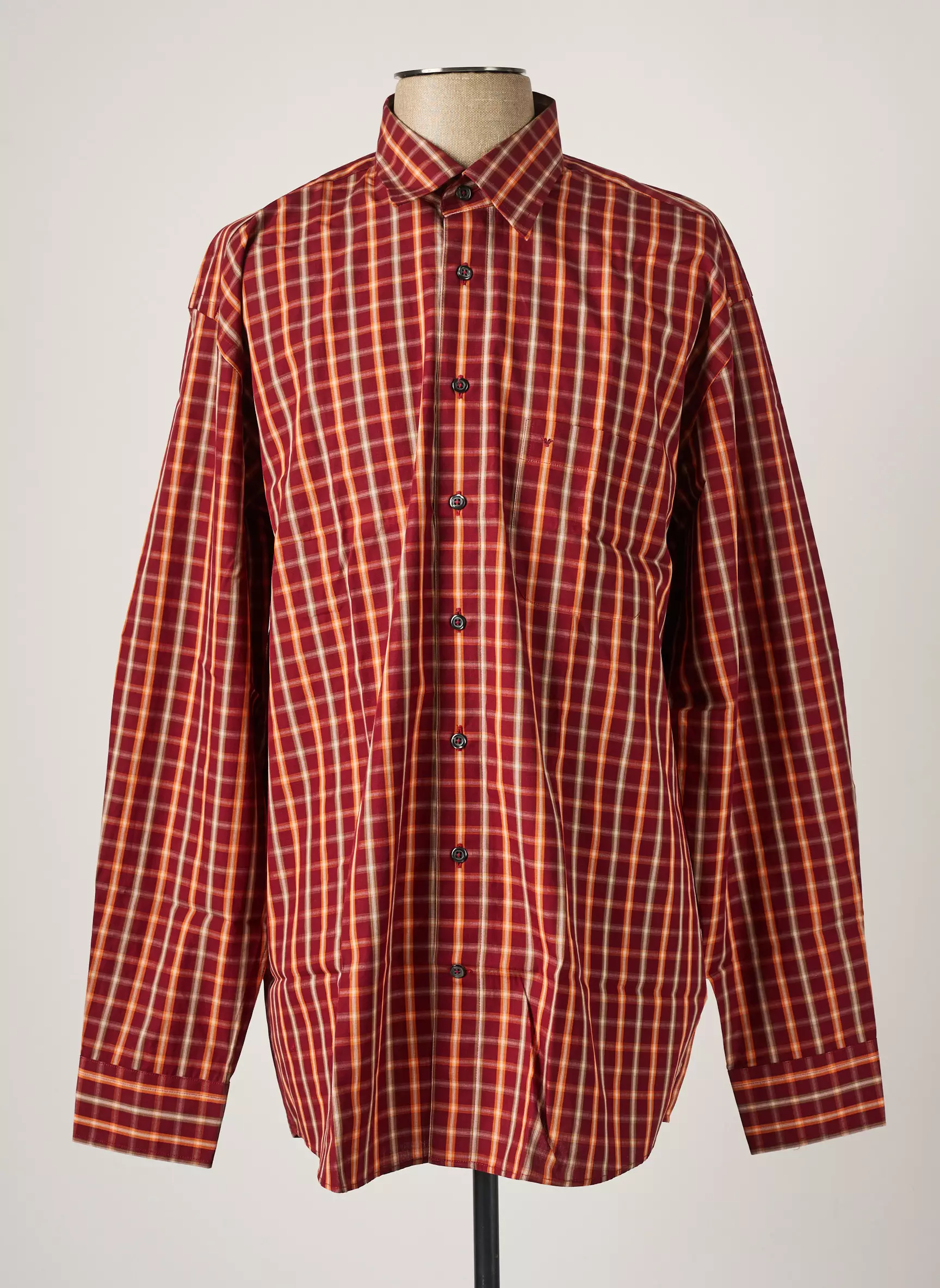 Seiden Sticker Manches Longues Homme couleur rouge