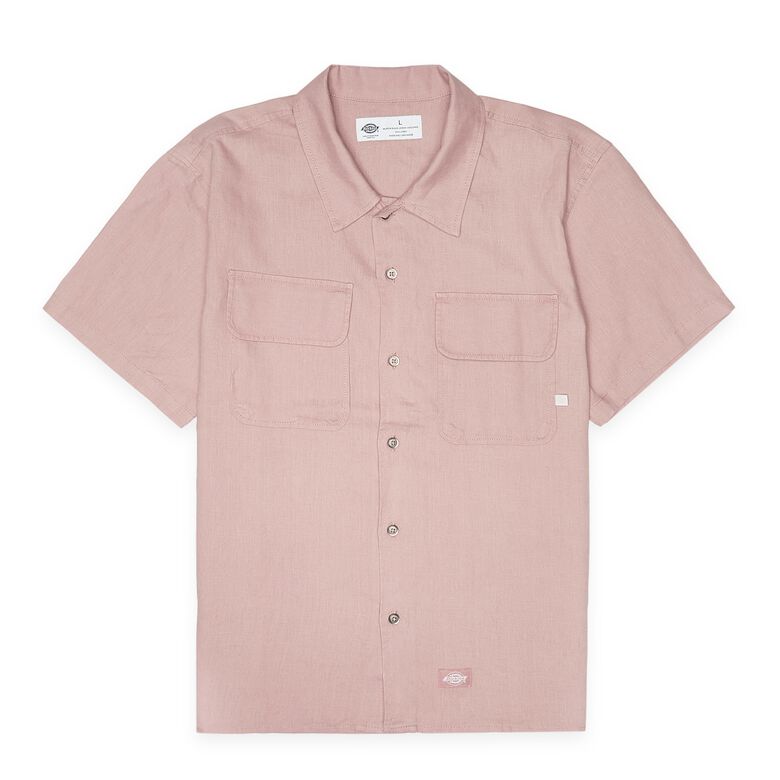 Dickies Linen Shortsleeve Work Shirt fawn