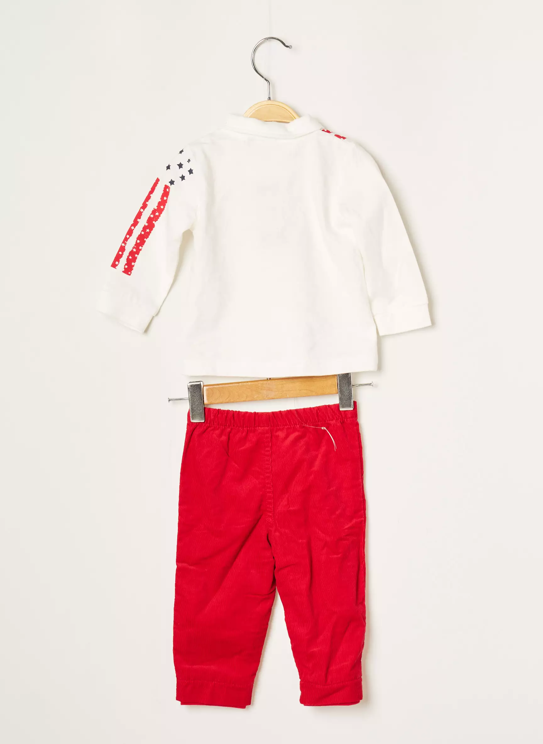 3 Pommes Ensembles Pantalon Garcon couleur rouge