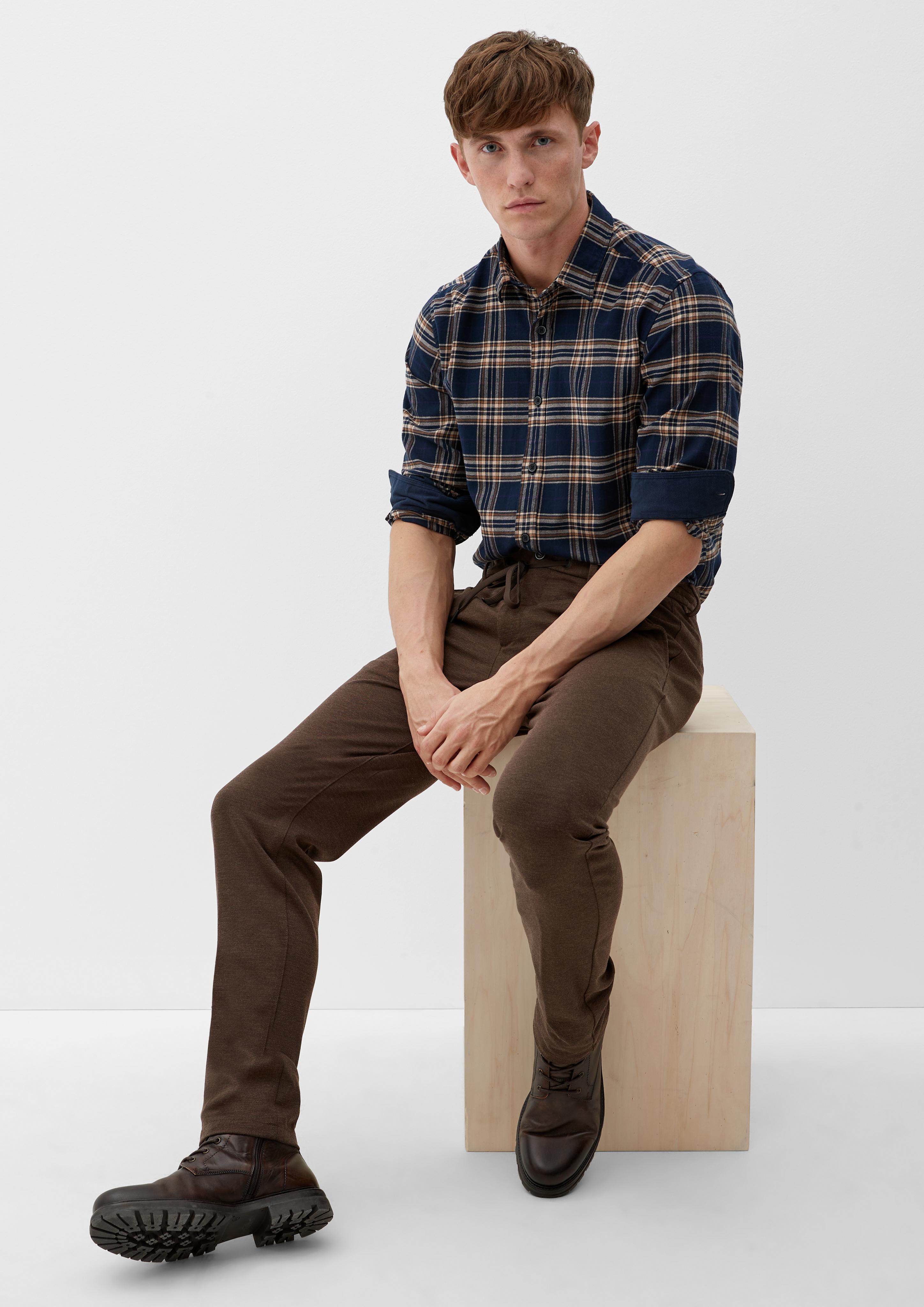 Slim: Langarmhemd aus Twill  2123400-58N1