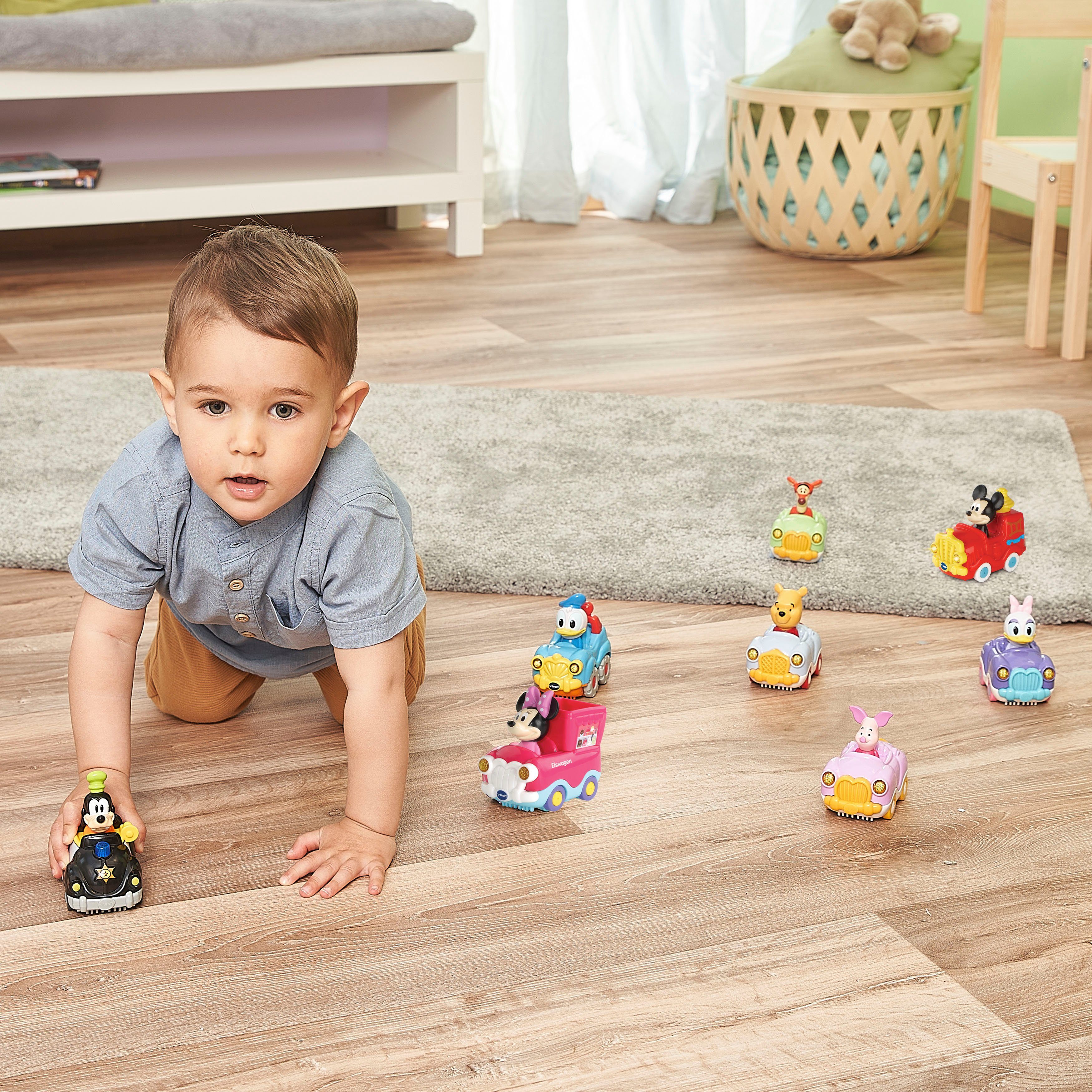 Vtech® Spielzeug-Auto Tut Tut Baby Flitzer,  3er-Set Mickey, Minnie, Daisy