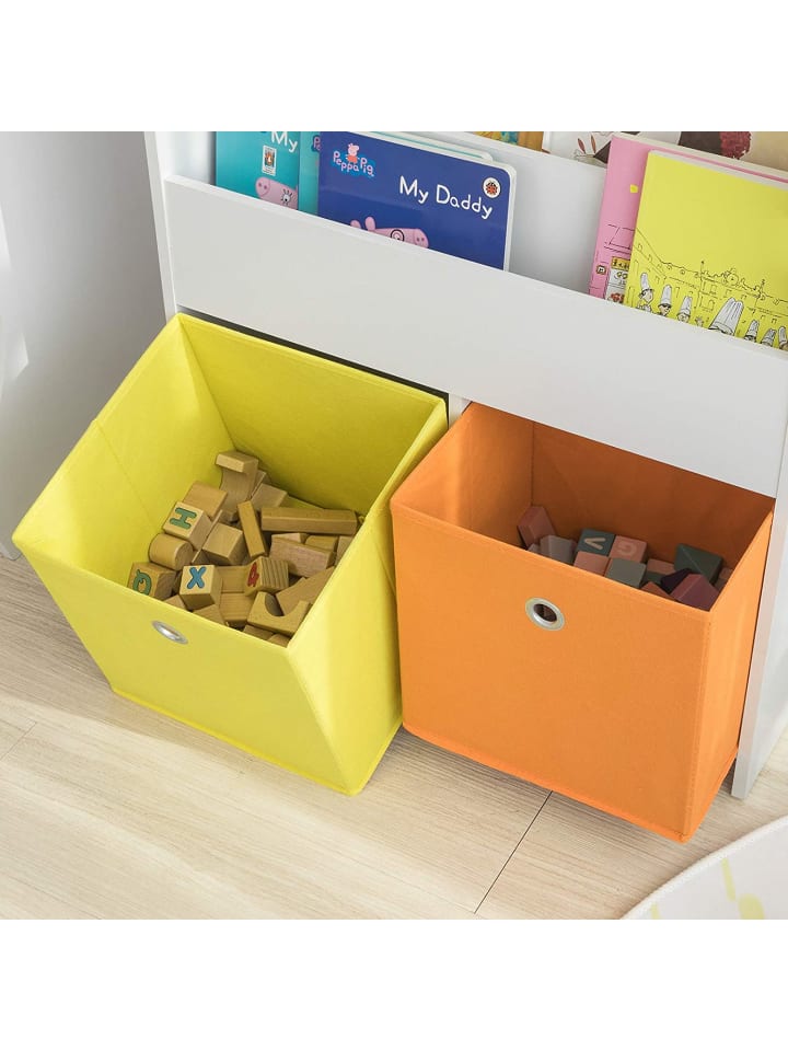 SoBuy Bücherregal in Weiß - (B)58 x (H)76 x (T)27cm günstig kaufen onesize