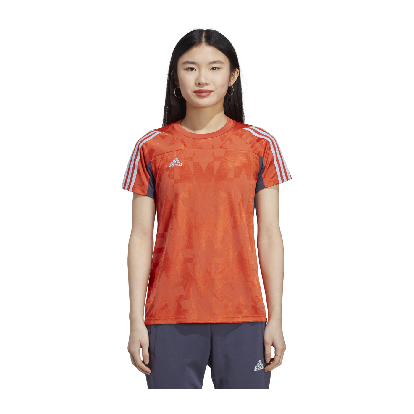 adidas Tiro Trikot Rot Damen Blau