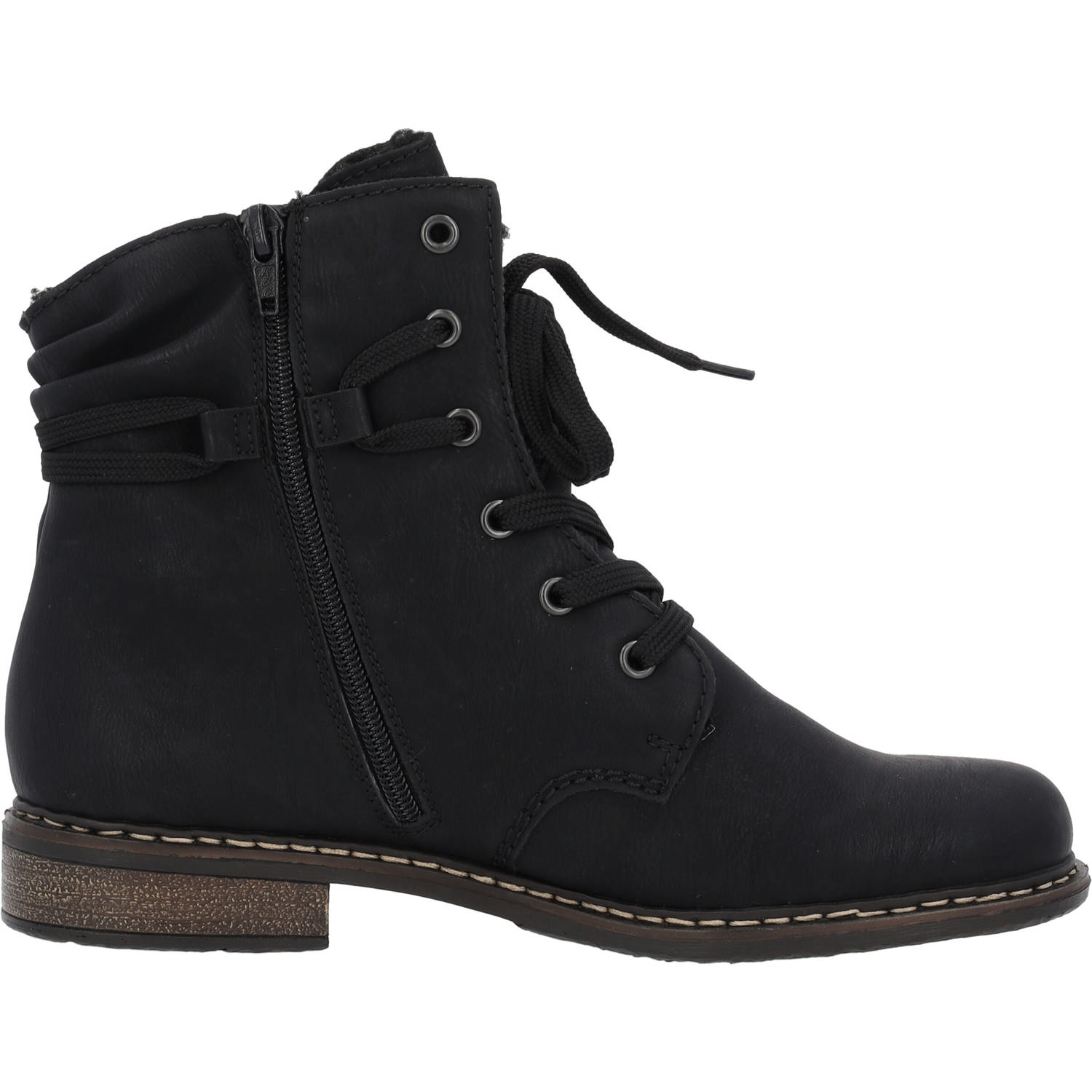 Rieker 71229, Stiefeletten, Damen, Schwarz (Schwa/Schw)