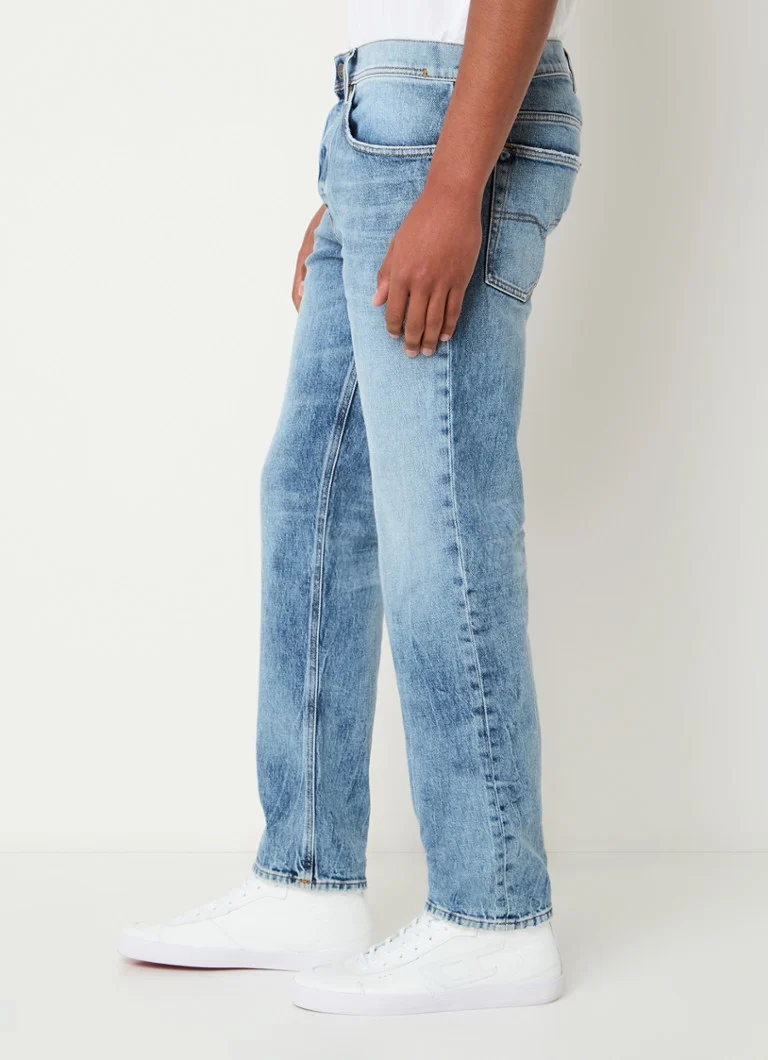 Blugi Diesel D-Finitive Tapered, Decolorare Medie