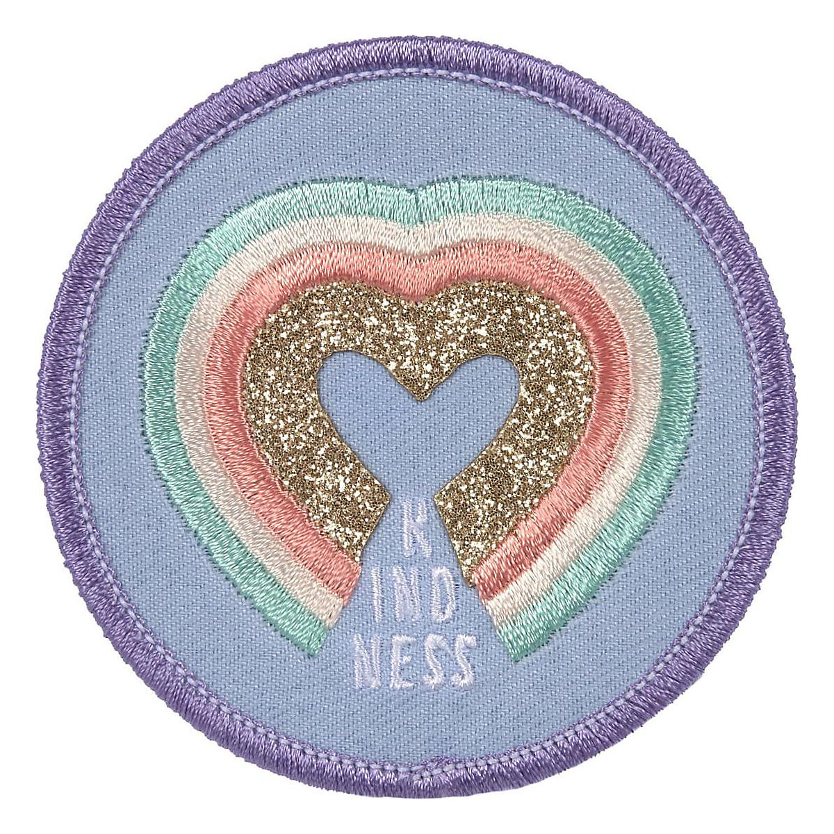 Patches-/Anhängerset für Schulranzen & Taschen Unicorn Glitter, 3-tlg.