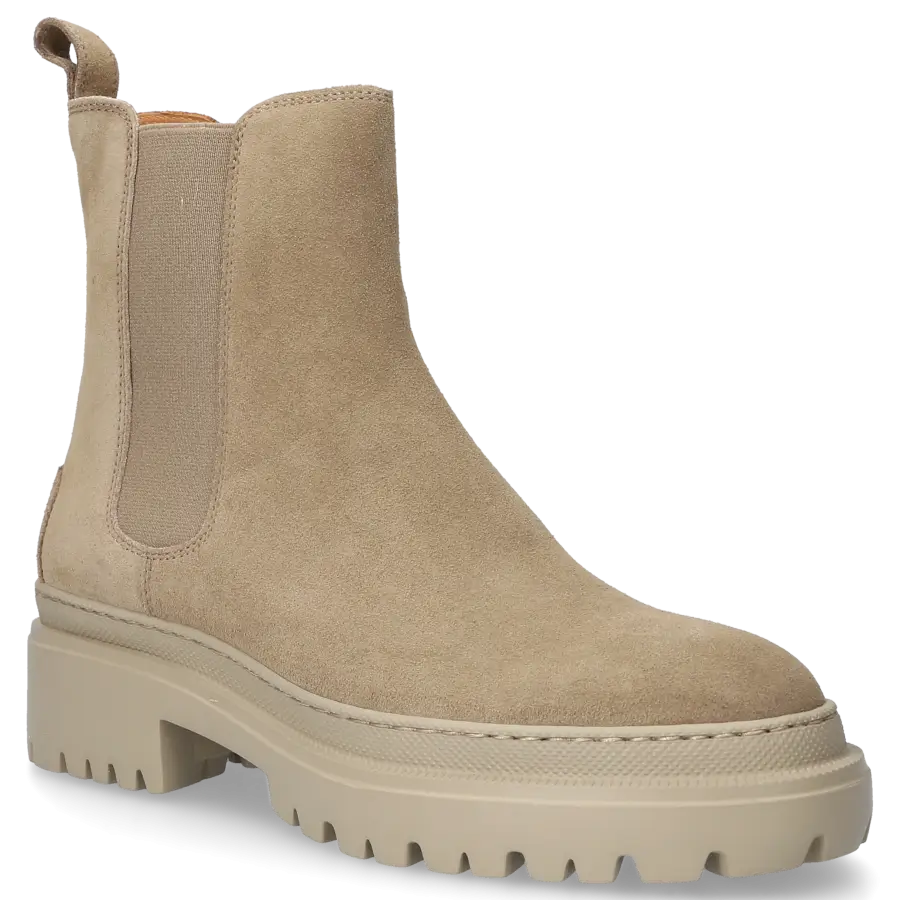 EN AVANT - Chelsea Boots D0600003/581 Veloursleder - beige