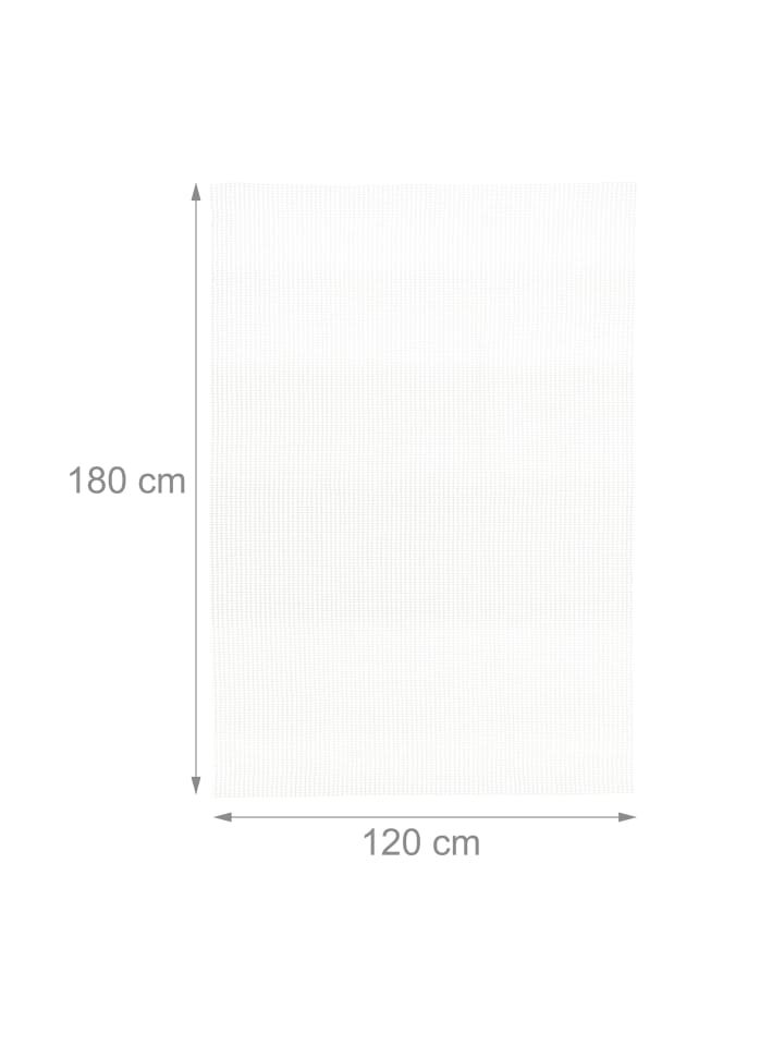 relaxdays 2x Antirutschmatte in Weiß - (B)120 x (T)180 cm günstig kaufen onesize