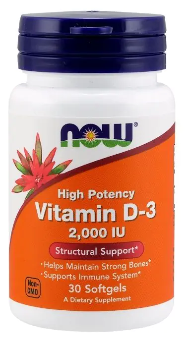 „Now Foods“ vitamino D-3 2000 TV kapsulės