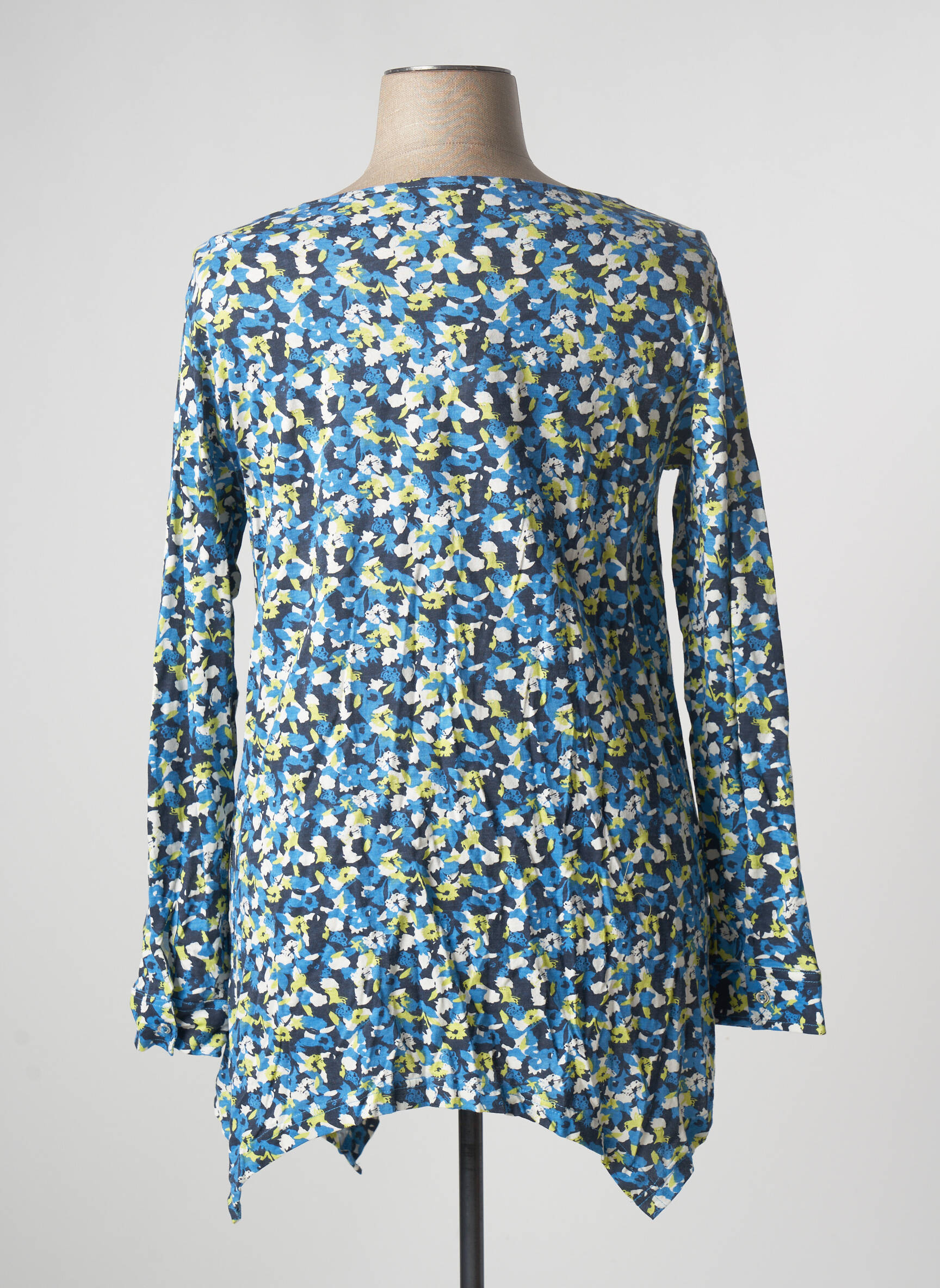 Blancheporte Tuniquemanchelongue Femme couleur bleu