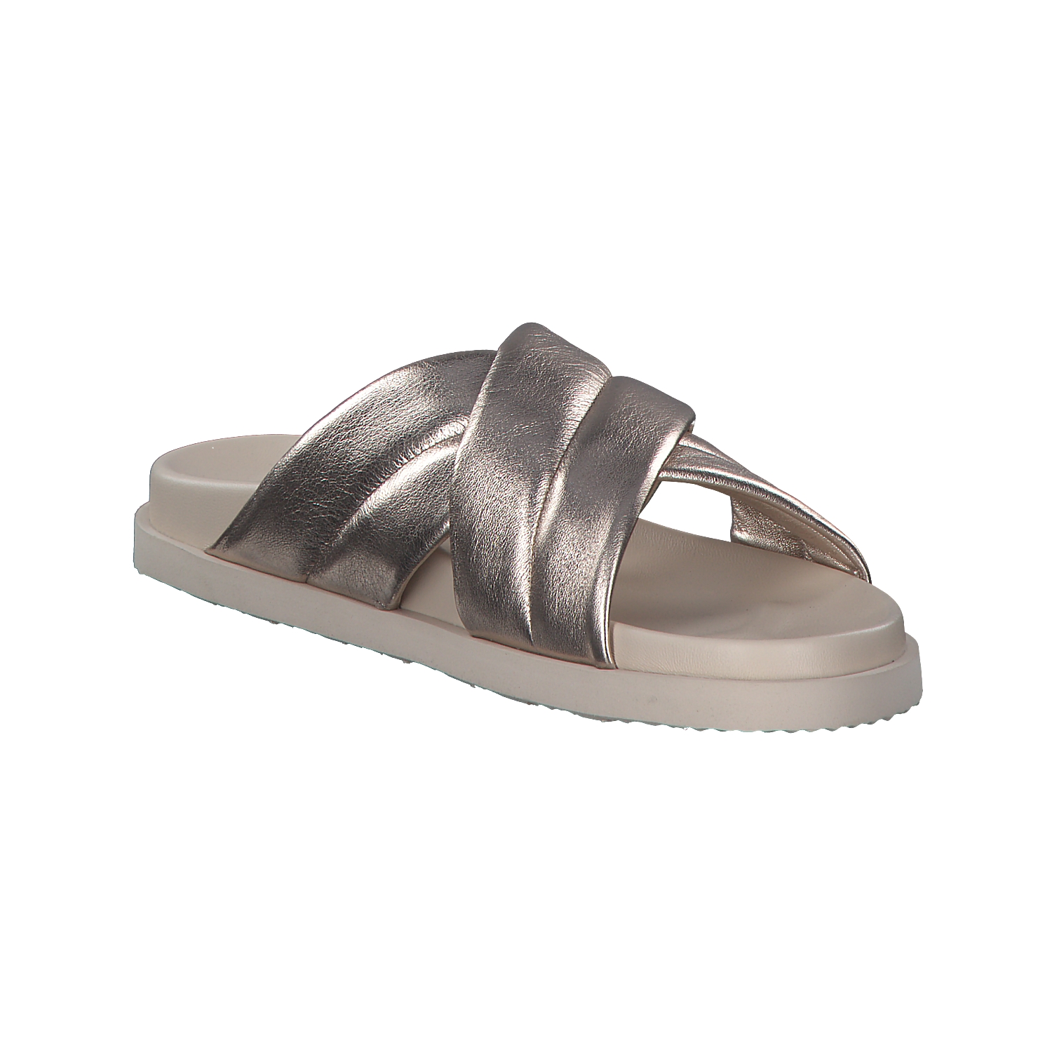Högl 710082, Plateau-Pantoletten, Damen, Beige