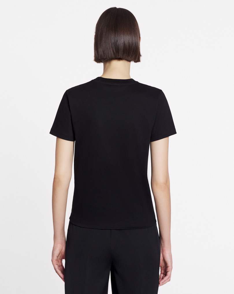 T-SHIRT OVERSIZE BRODÉ RAPHIA LANVIN PARIS