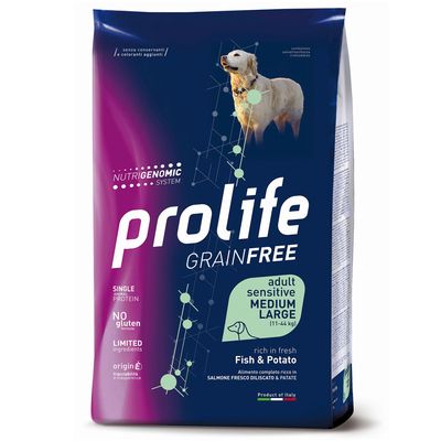 Dog Prolife Grainfree Sensitive Medium/Large Fisch & Kartoffel