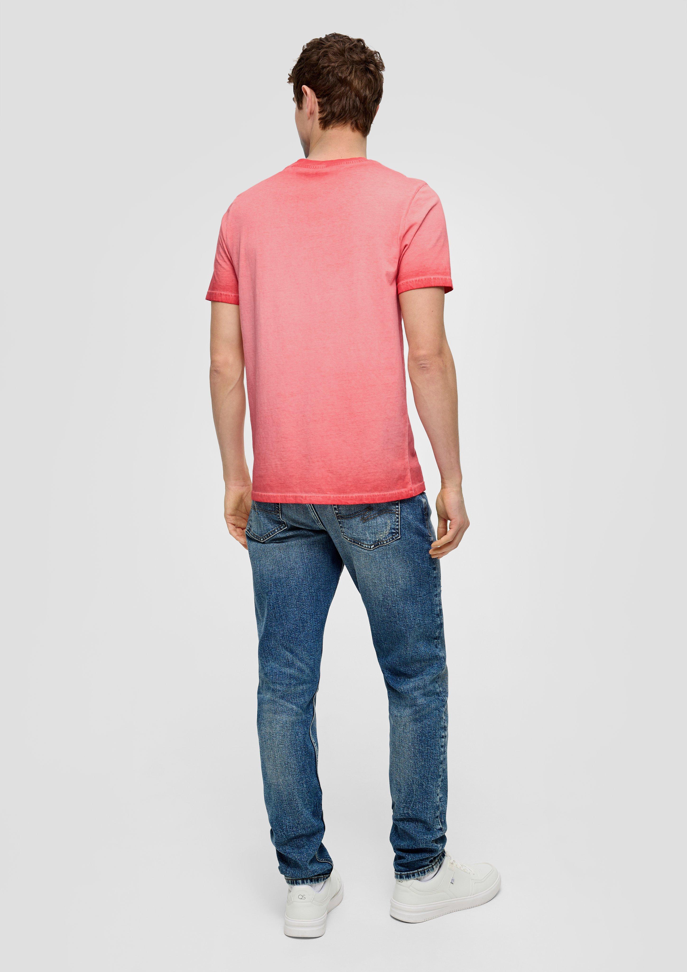 Baumwollshirt mit Garment Dye  2141047-2053