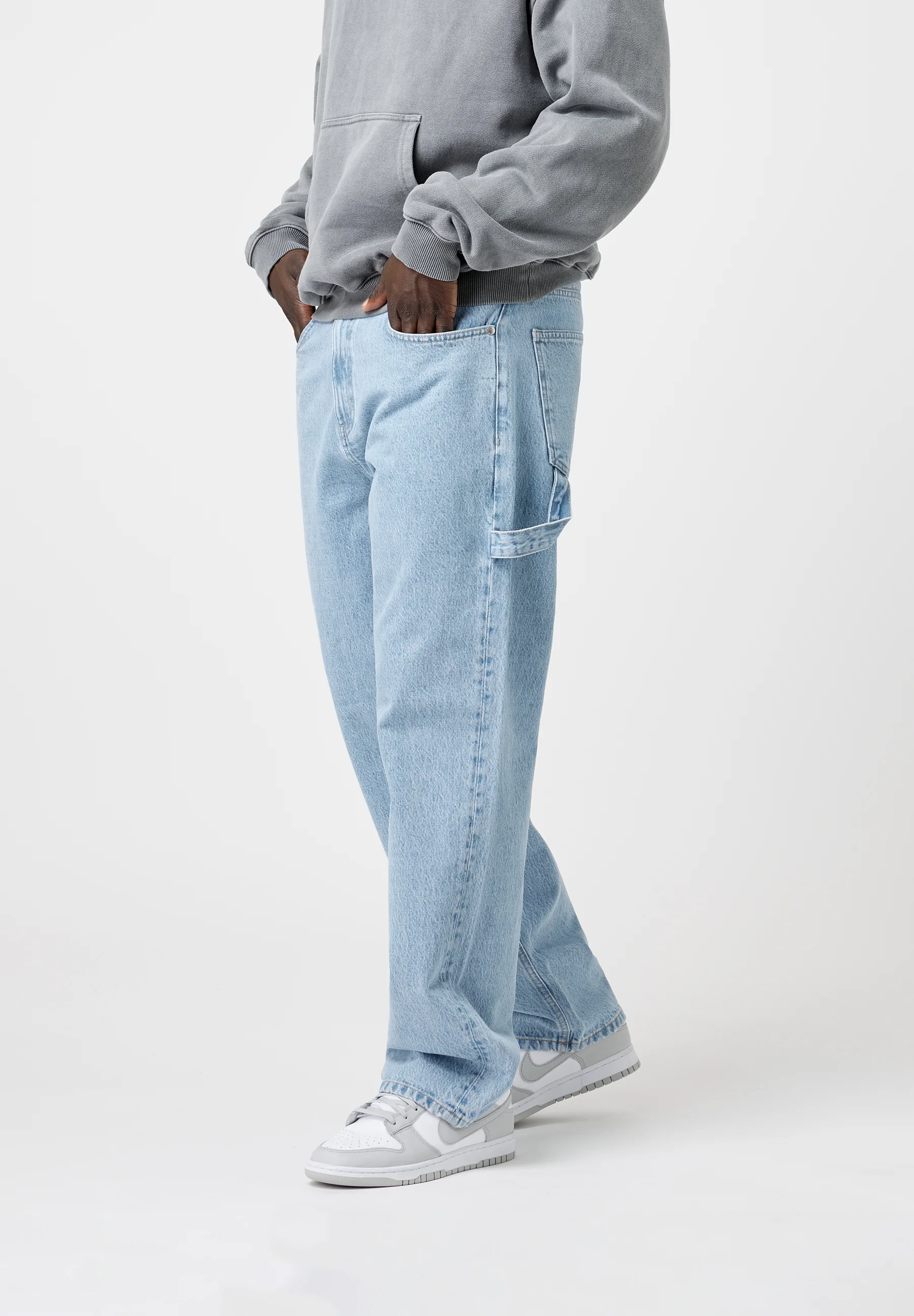 JEANS BAGGY CON LAZO EIGHTYFIVE - Vaqueros holgados