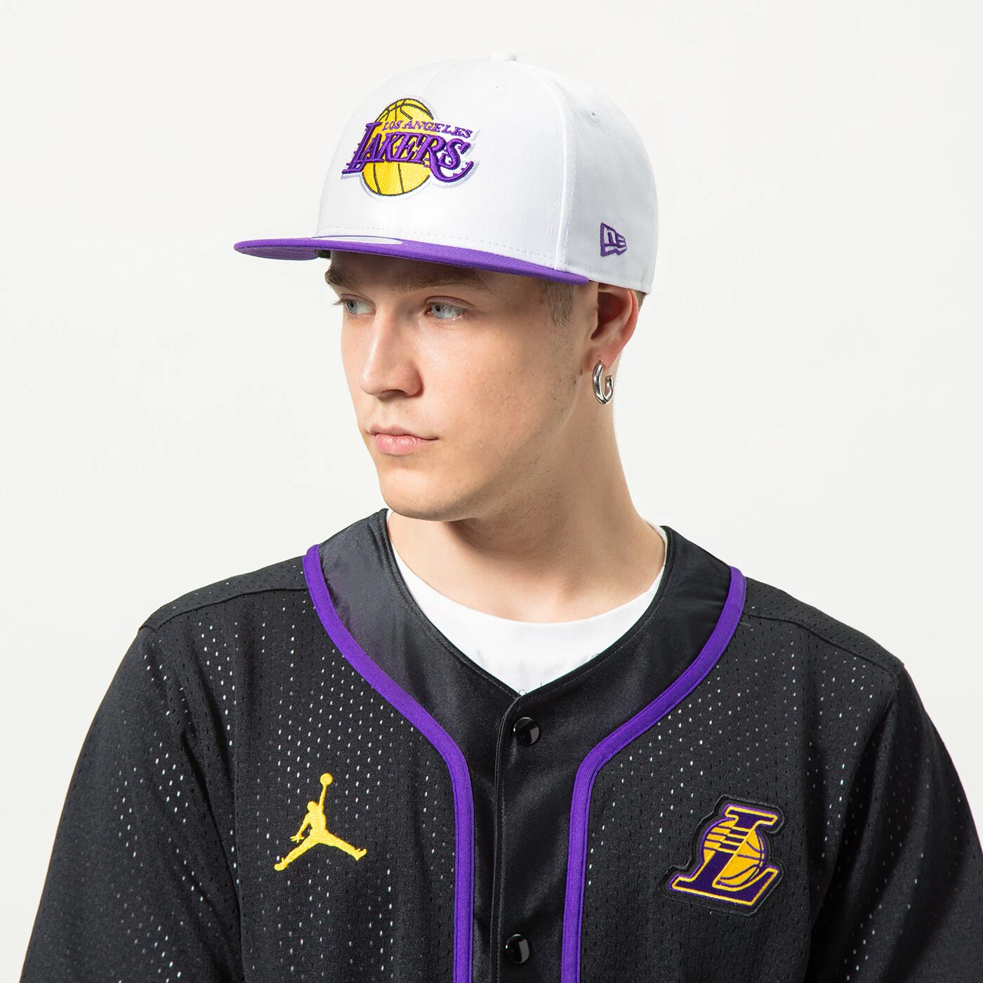 NEW ERA MÜTZE WHT CROWN TEAM 950 LAKERS LOS ANGELES LAKERS Weiß