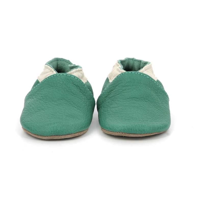 Chaussons cuir tannage vegetal Coddle Baby