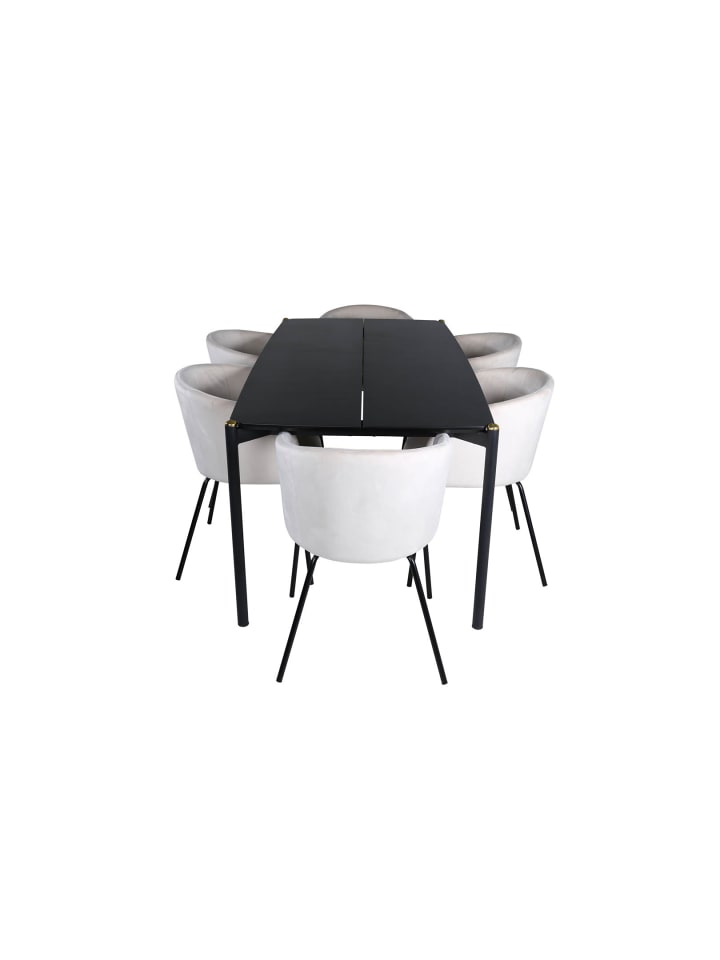 ebuy24 Essgruppe Pelle 3 (7-teilig) Beige 90 x 190 cm günstig kaufen onesize