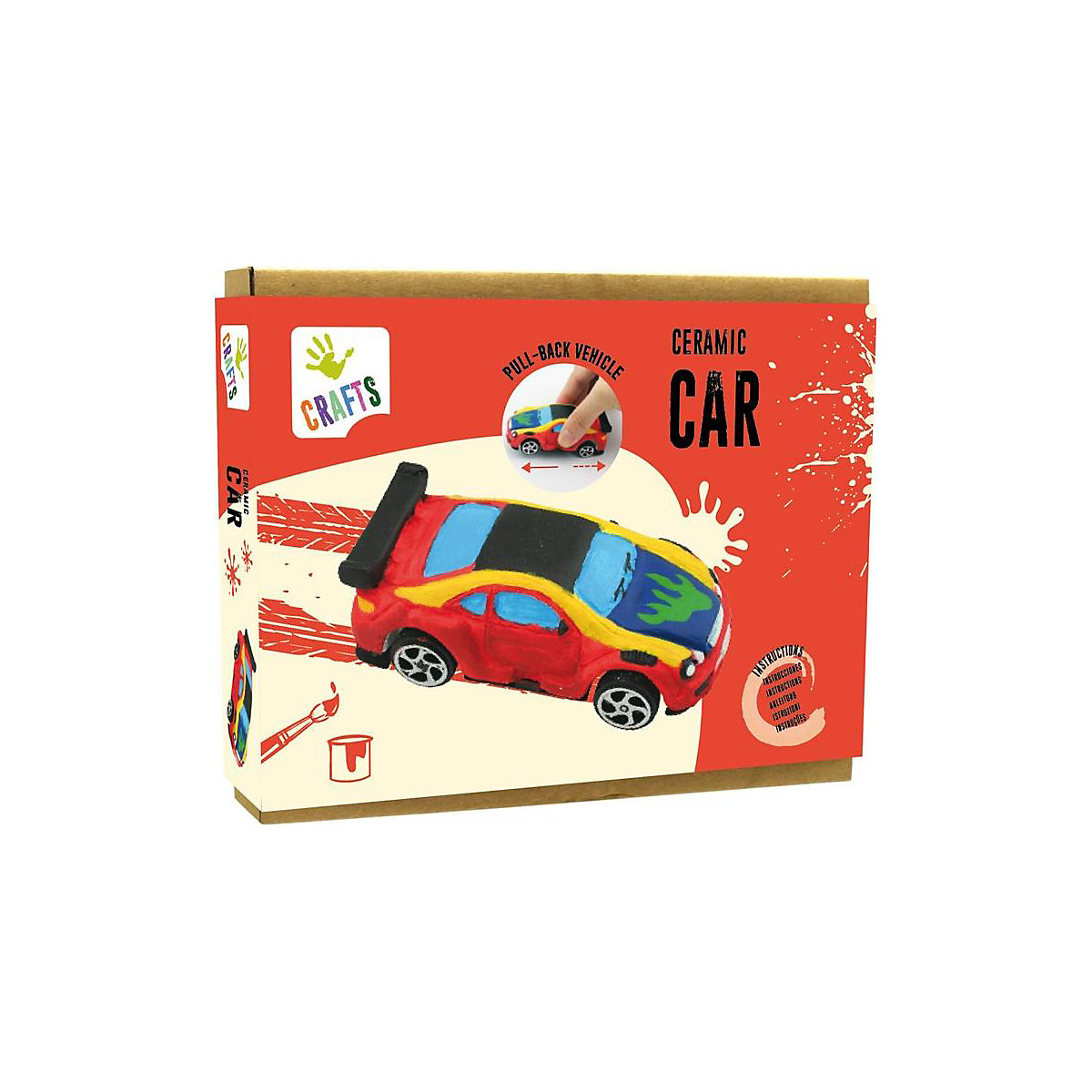 CRAFTS Bastelset - Keramik-Auto