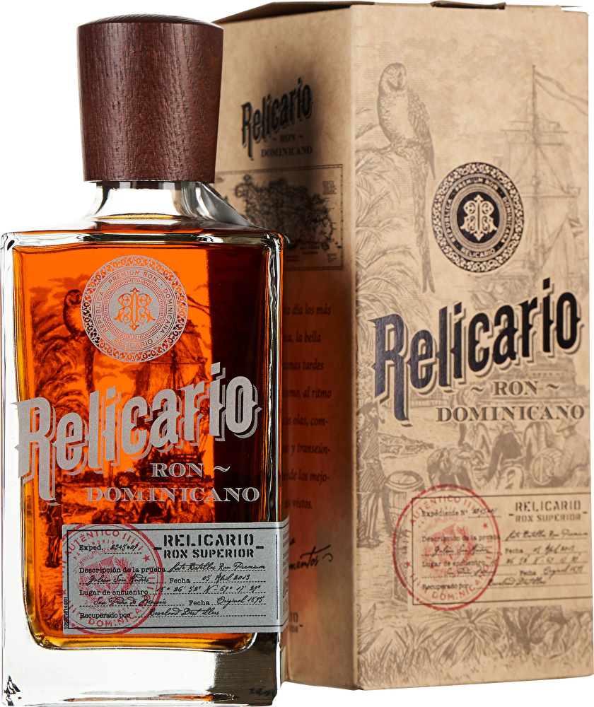 Relicario Ron Dominicano Rum Superior 0,7 Liter im Geschenkkarton