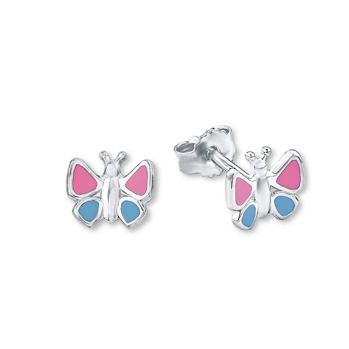 Ohrstecker für Mädchen, 925 Sterling Silber | Schmetterling Ohrstecker für Mädchen