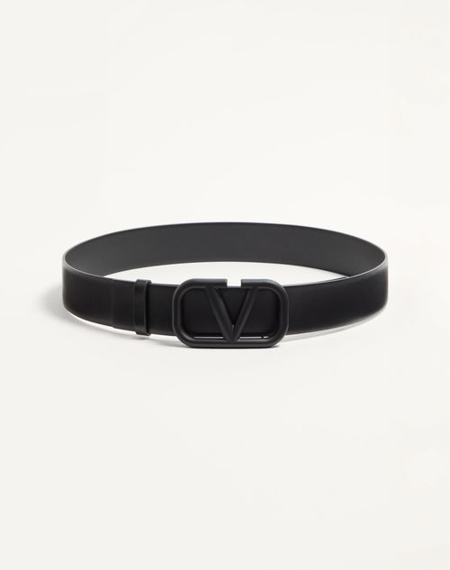Cinto exclusivo VLogo em couro de bezerro 40 mm