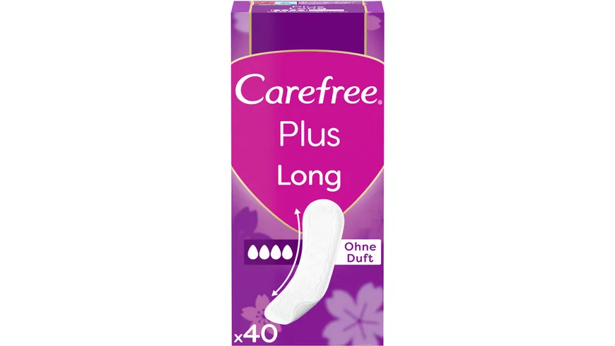 Carefree Plus Long Slipeinlagen ohne Duft