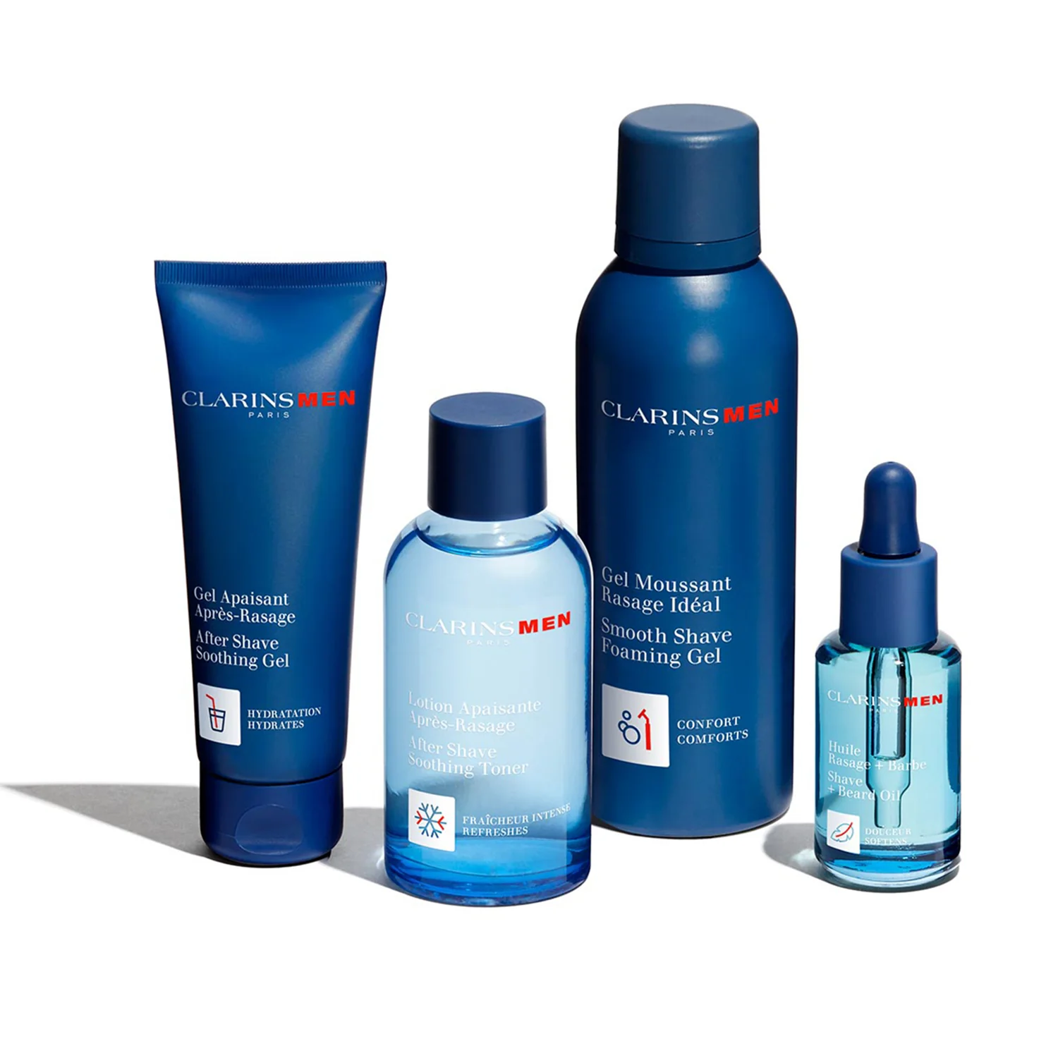 ClarinsMen Gel Moussant Rasage Idéal - Schiuma per Rasatura