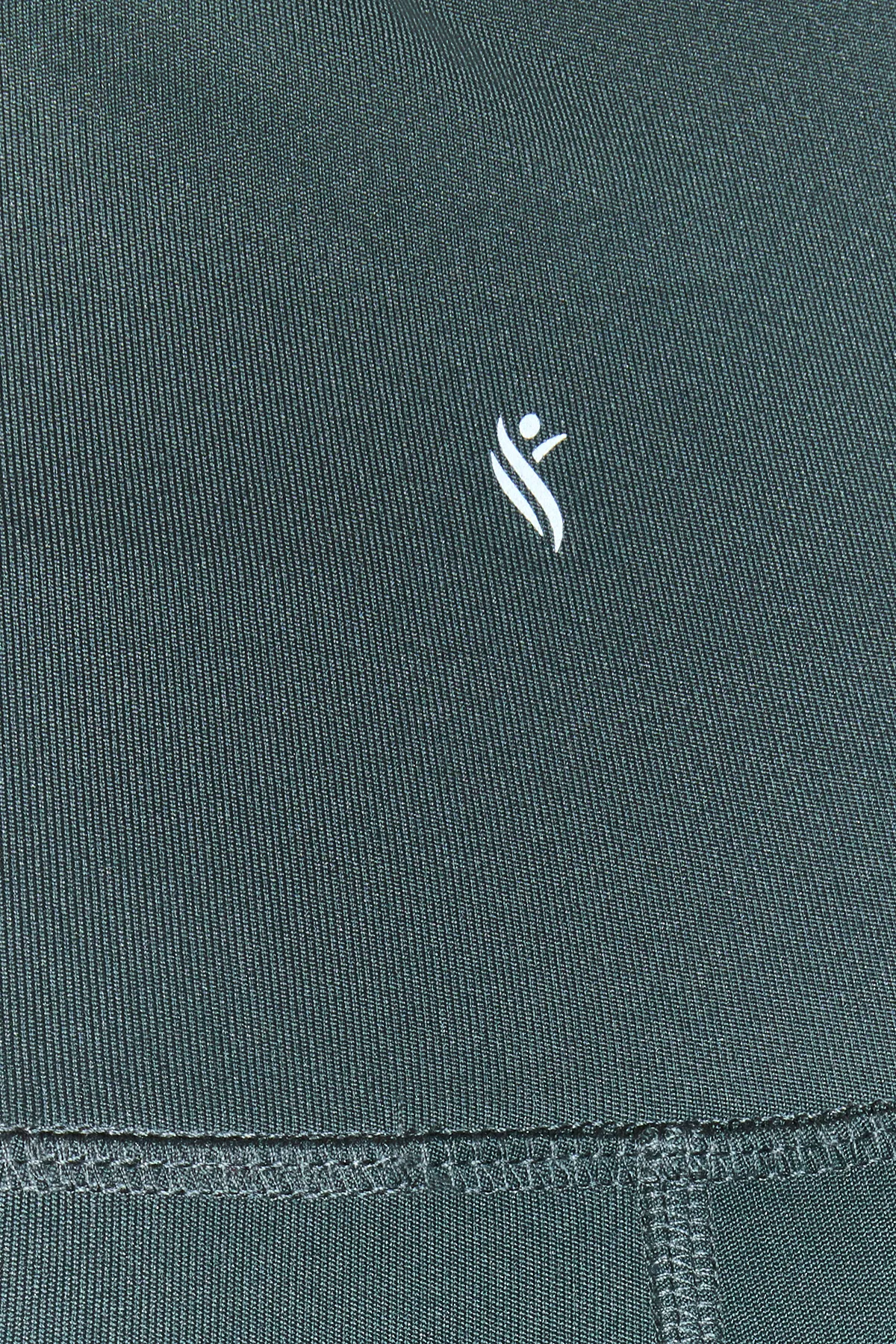 Trendyol Collection  Khakifarbene Restorer-Taillenreflektor-bedruckte gestrickte Sport-Extra-Shorts/kurze Leggings THMSS23TY00019